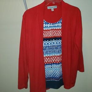 Sweater set, one piece.